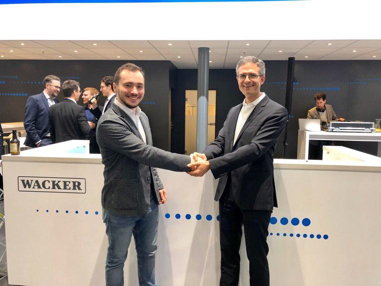 Деловая встреча с руководством Wacker Silicones на выставке K 2019